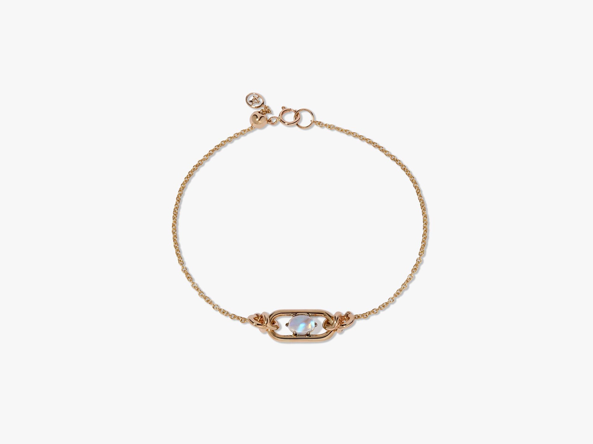 Gem Set Moonstone June Bracelet