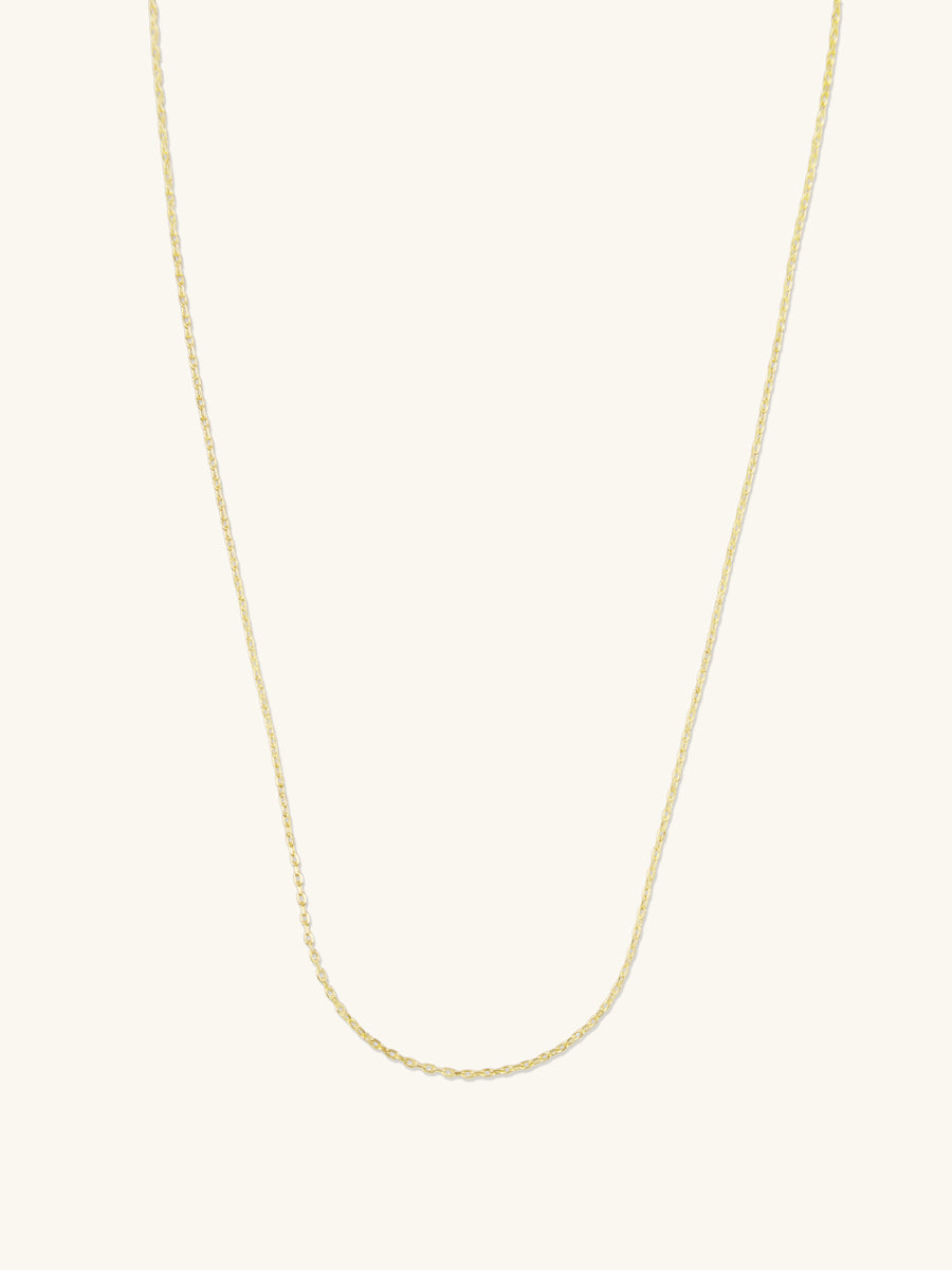 Gold Sliding Classic Chain Necklace