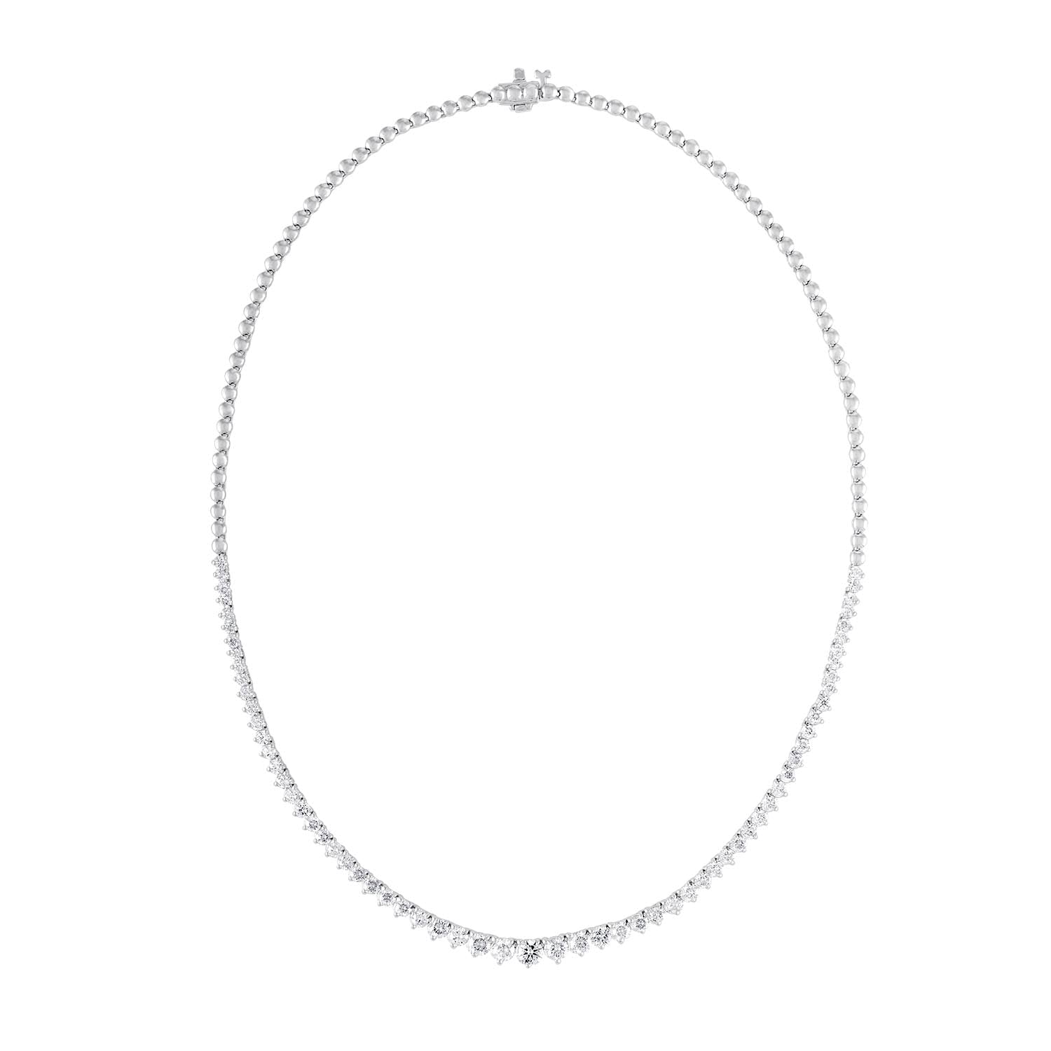 Diana M 3.00 Diamonds Tennis Necklace