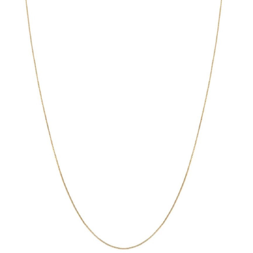 10k Yellow Gold Box Chain (18-inch)