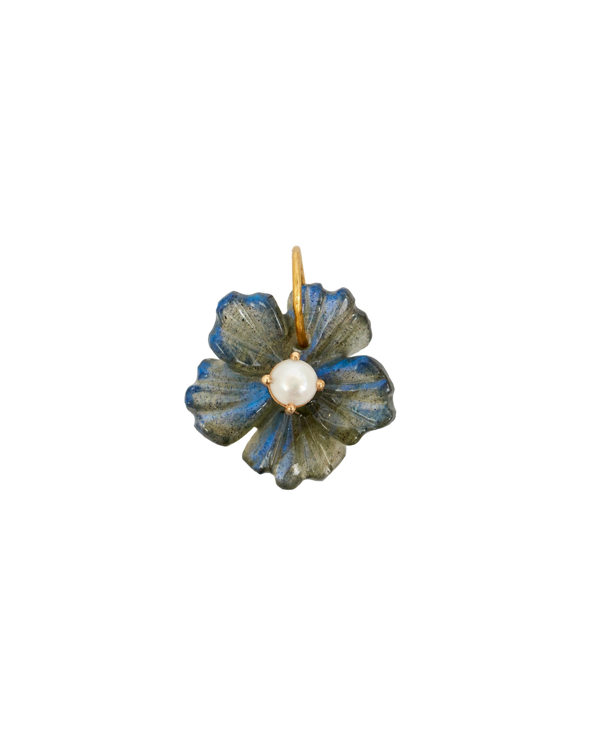 Amazonia Carved Labradorite Charm