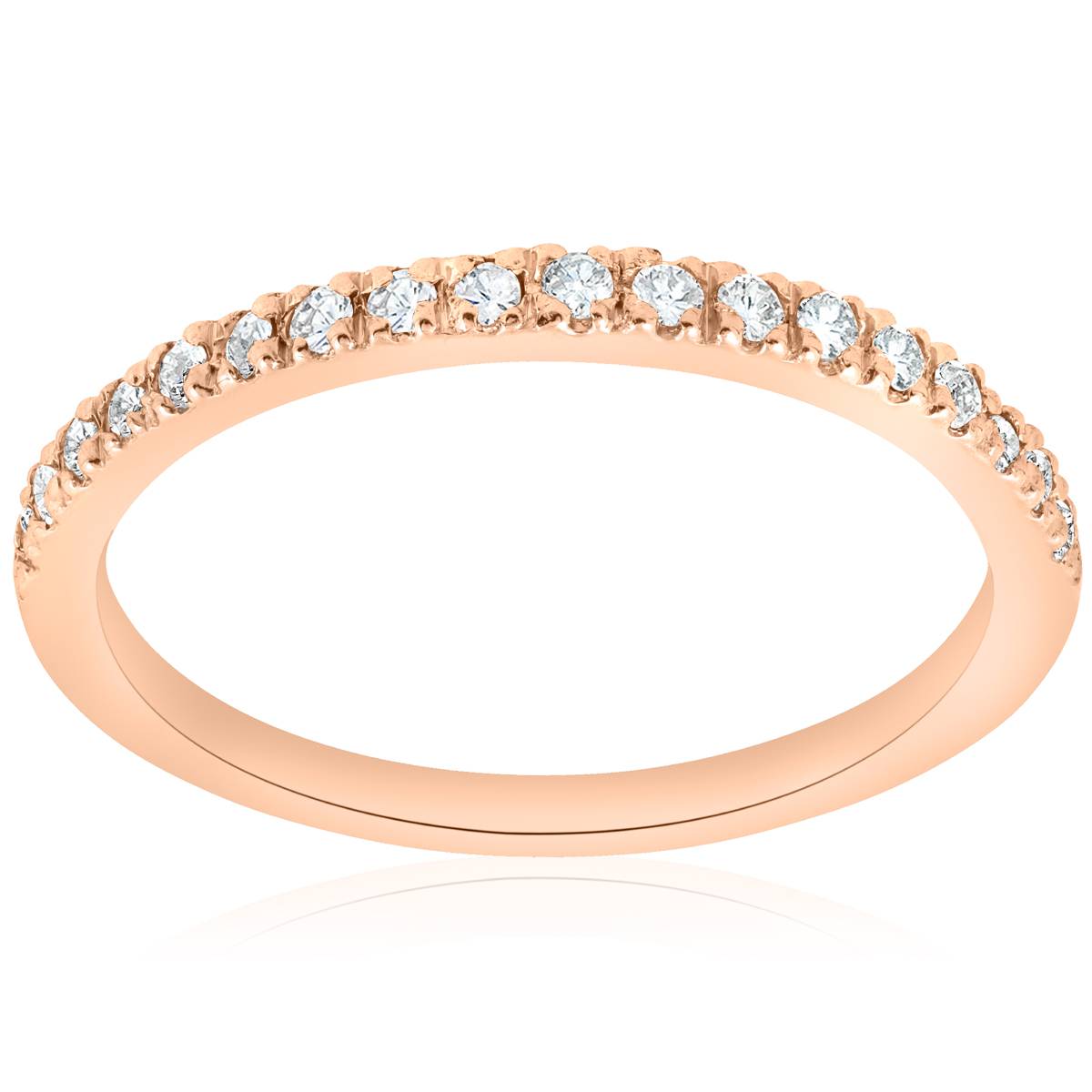 1/4ct Diamond Ring 14K Rose Gold