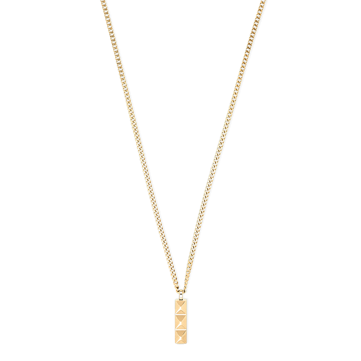 Necklace Spikes Trio Bar gold