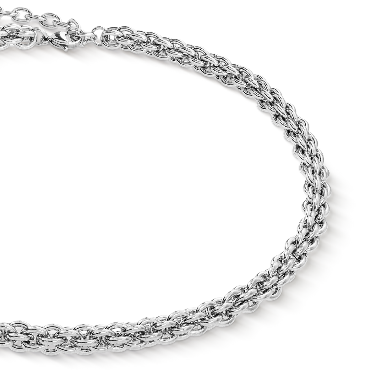 Necklace Mesh Chain Classic silver
