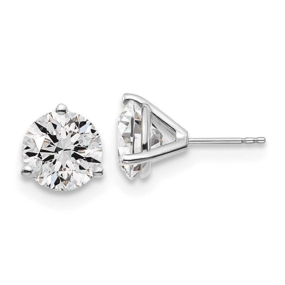 14k White Gold 6 CTW Lab Grown Diamond Stud Earrings