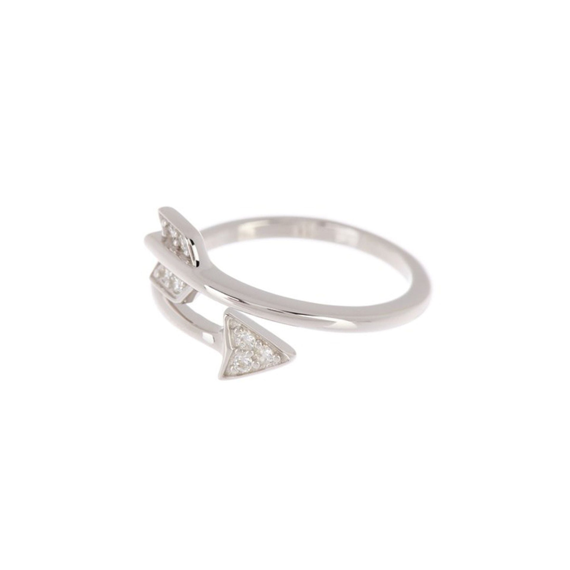 Adornia Open Arrow Ring silver