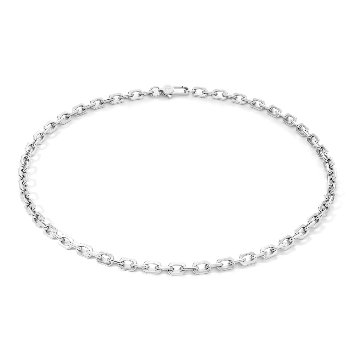 Necklace link chain silver