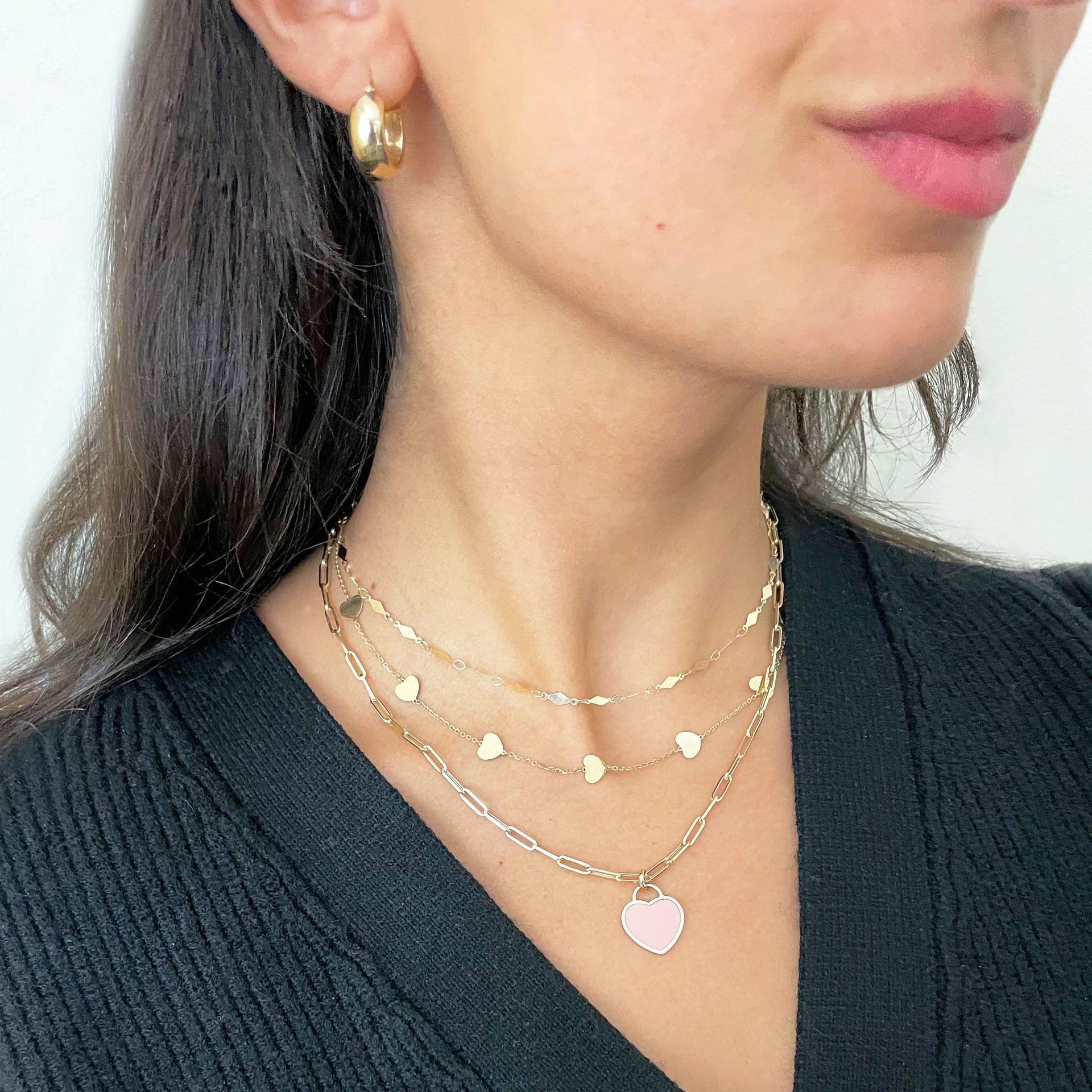 Chunky Hoop Earrings