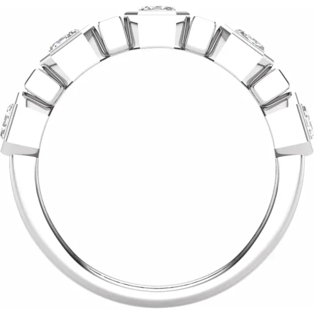 2.00Ct Emerald Cut Wedding Ring Anniversary Band 14k Gold Lab Grown