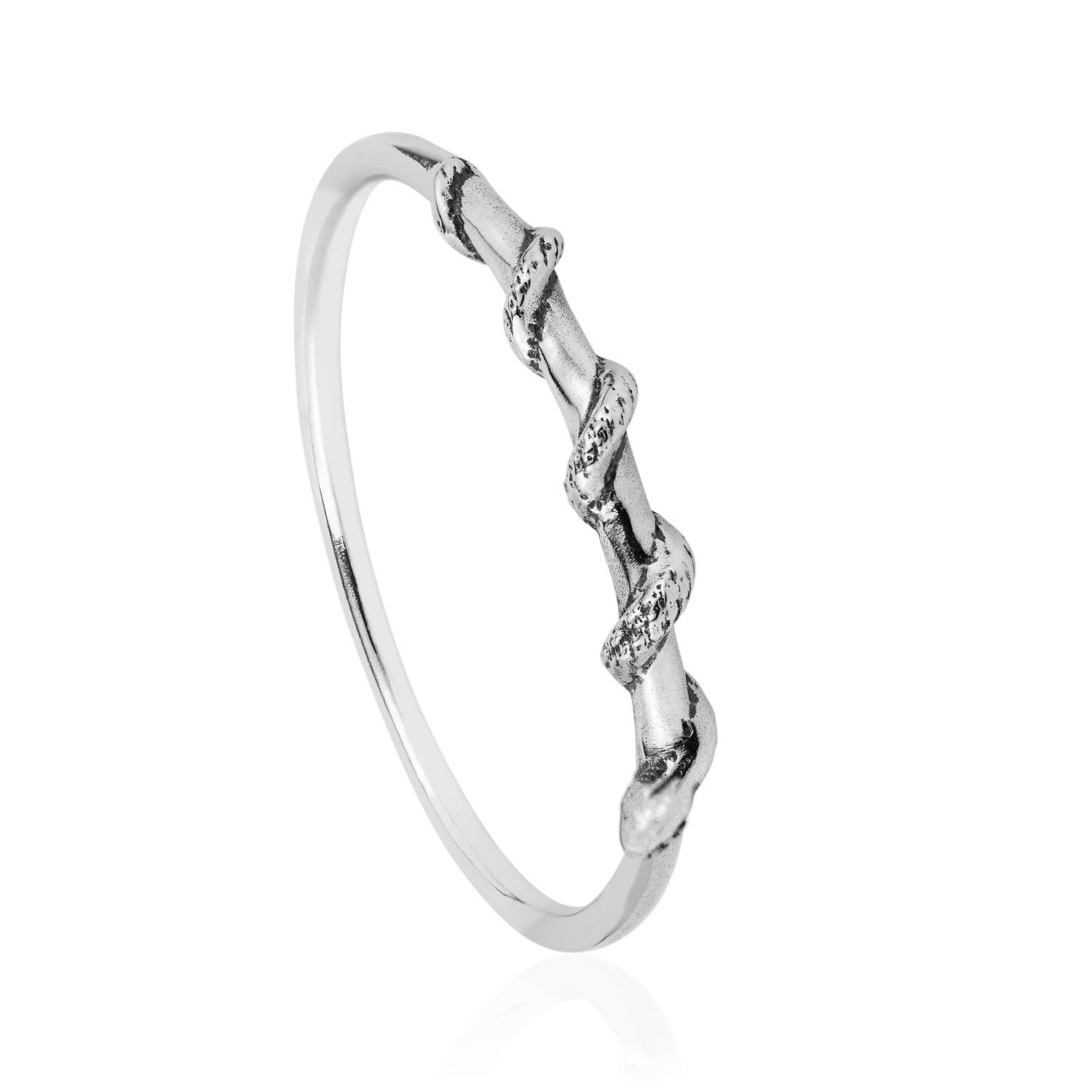 Tiny Snake Ring Silver