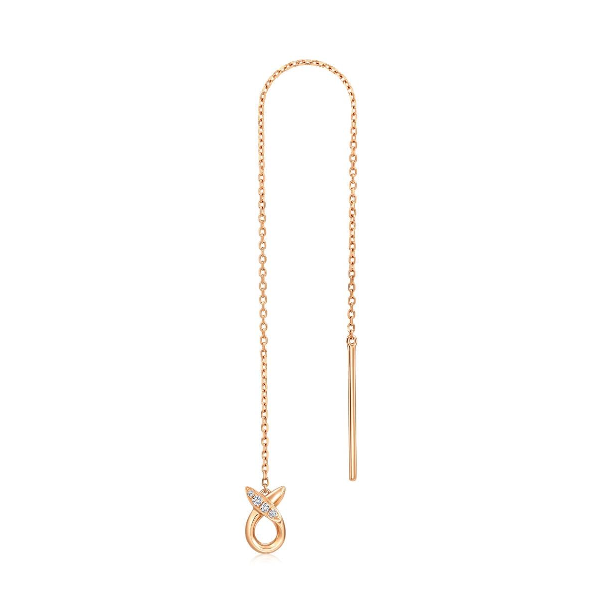 seedling-rose-gold-single-earring-chow-sang-sang