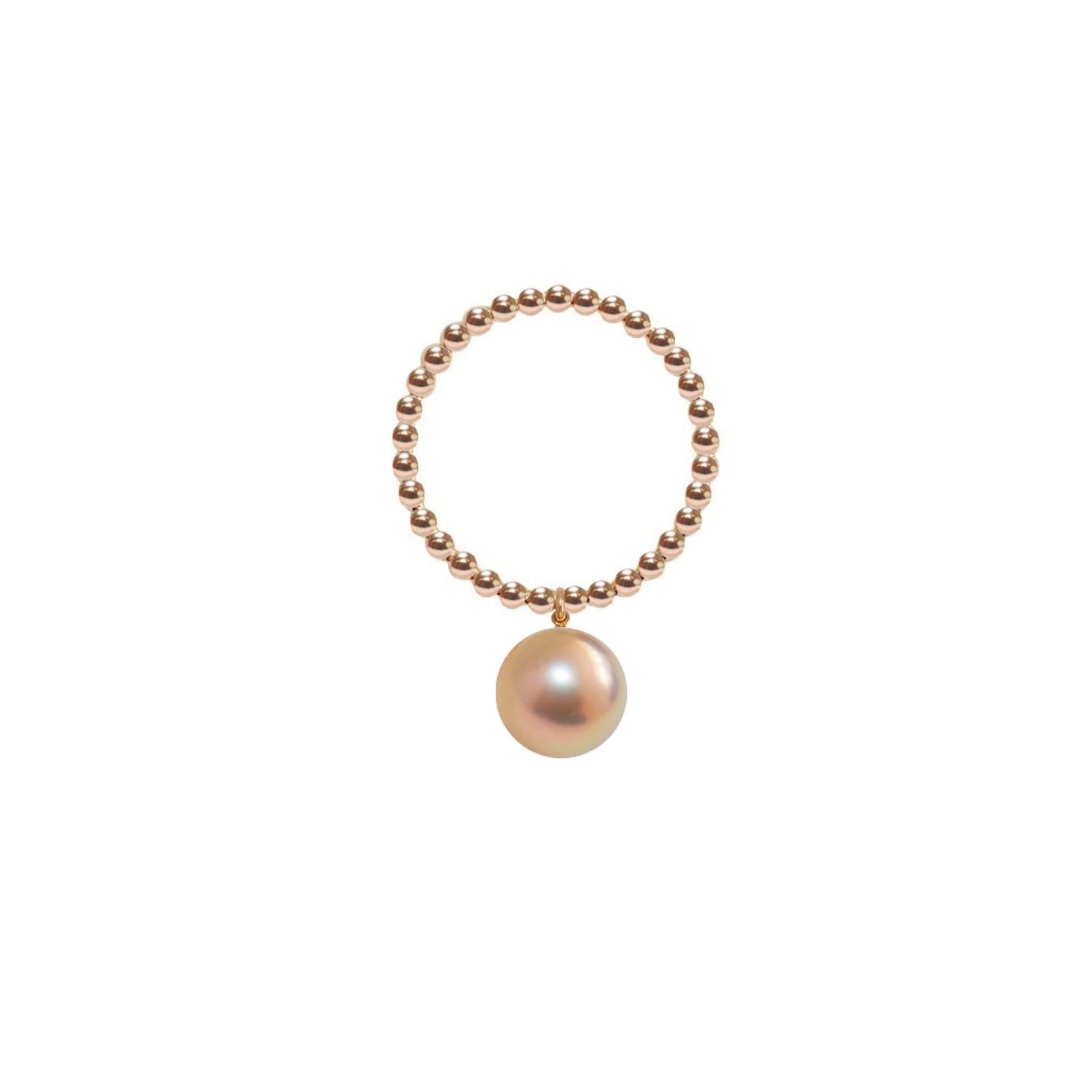 Gold Orb Ring Gold Pearl