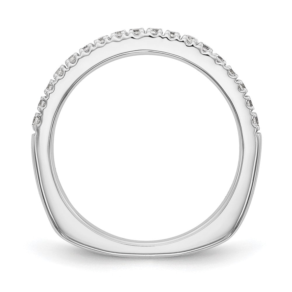 14k Gold Lab Grown Diamond Wedding Band Ring 0.37ct Clarity- VS Color- D-E