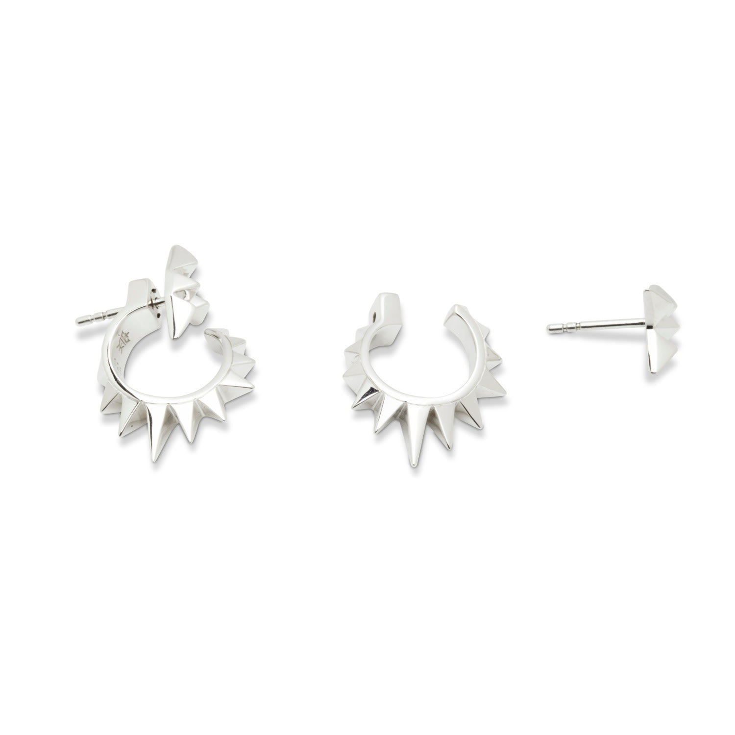 Vortex Silver Earrings