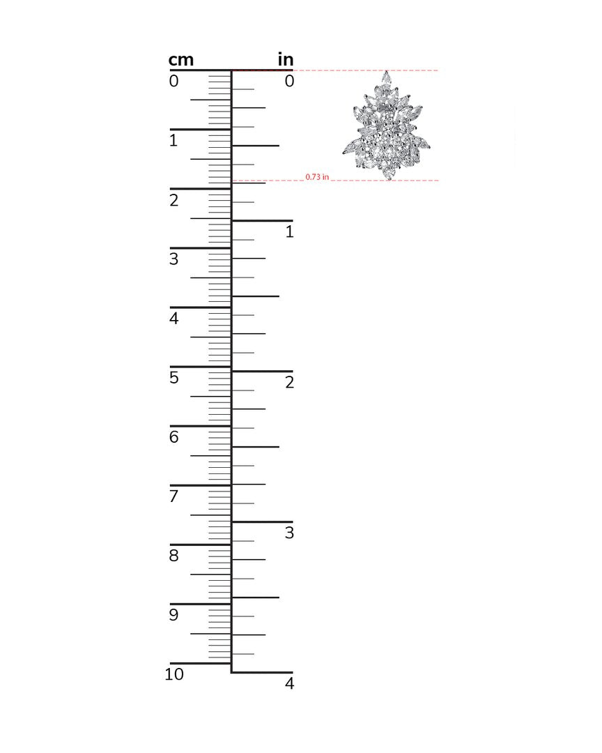 Genevive Silver CZ Earrings