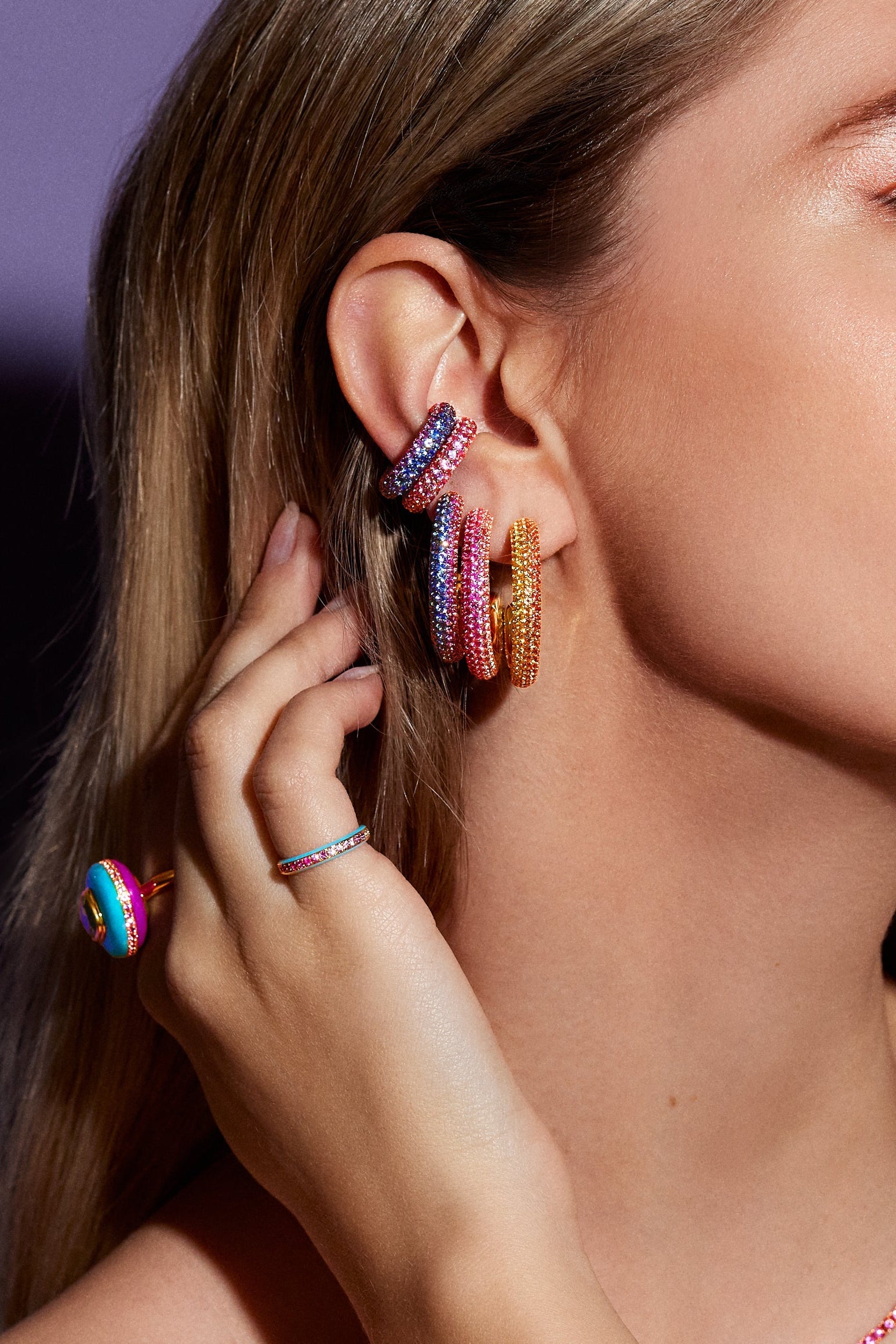 Ear Cuff - Midnight