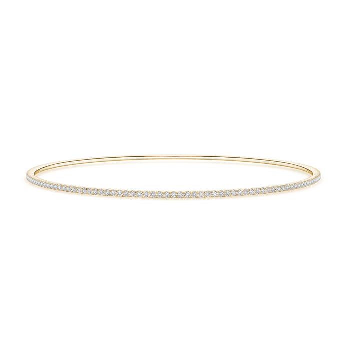 0.78 CTW Diamond Flower Cluster Station Bracelet in 14K Yellow Gold