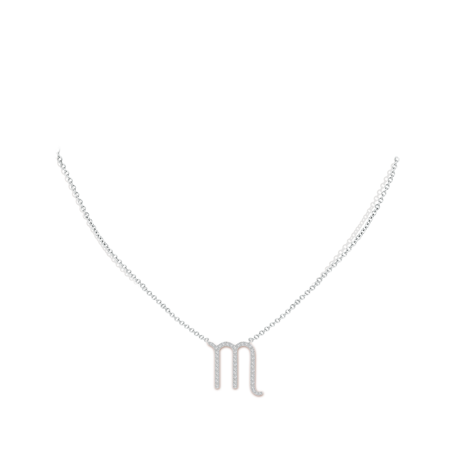 Diamond Scorpio Zodiac Sign Pendant
