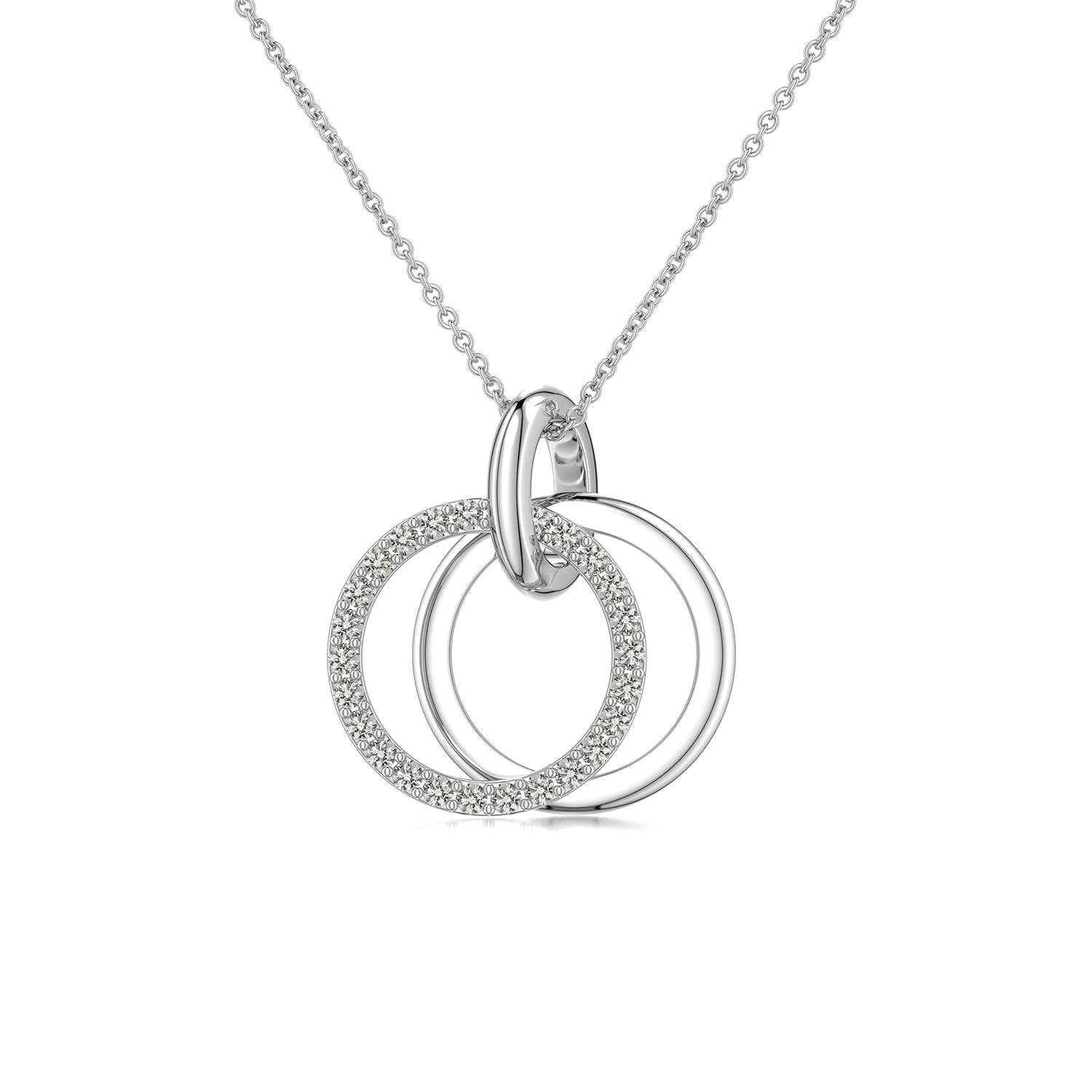 0.73 CTW Six Stone Diamond Journey Necklace in Platinum
