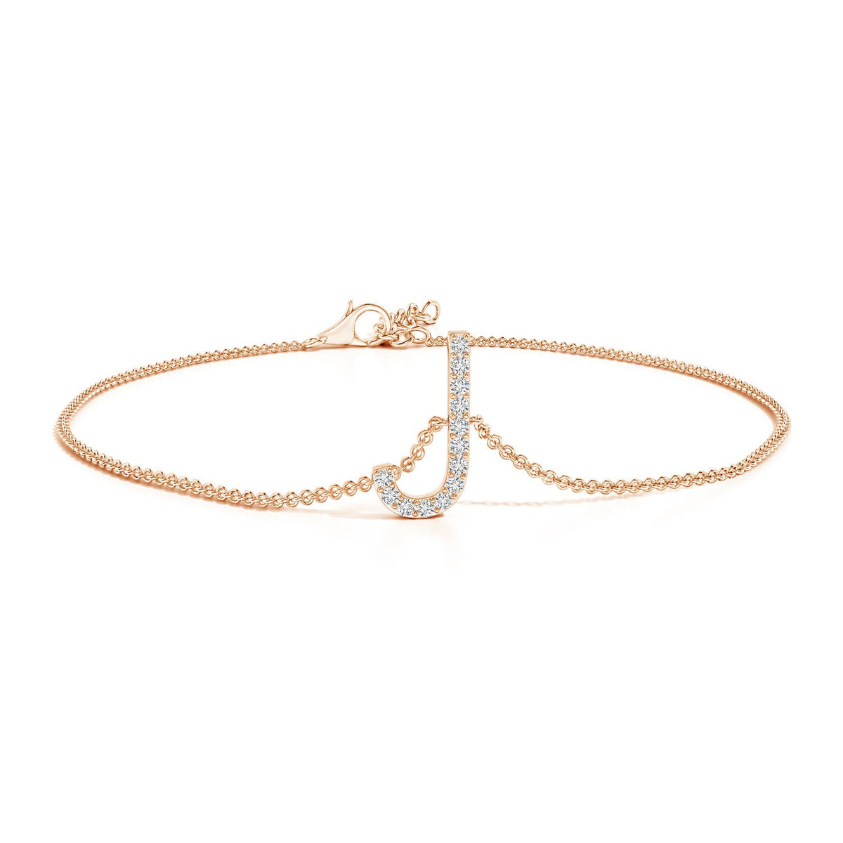 1.6 MM Pavé-Set Diamond Triple Frame Evil Eye Bracelet in Silver