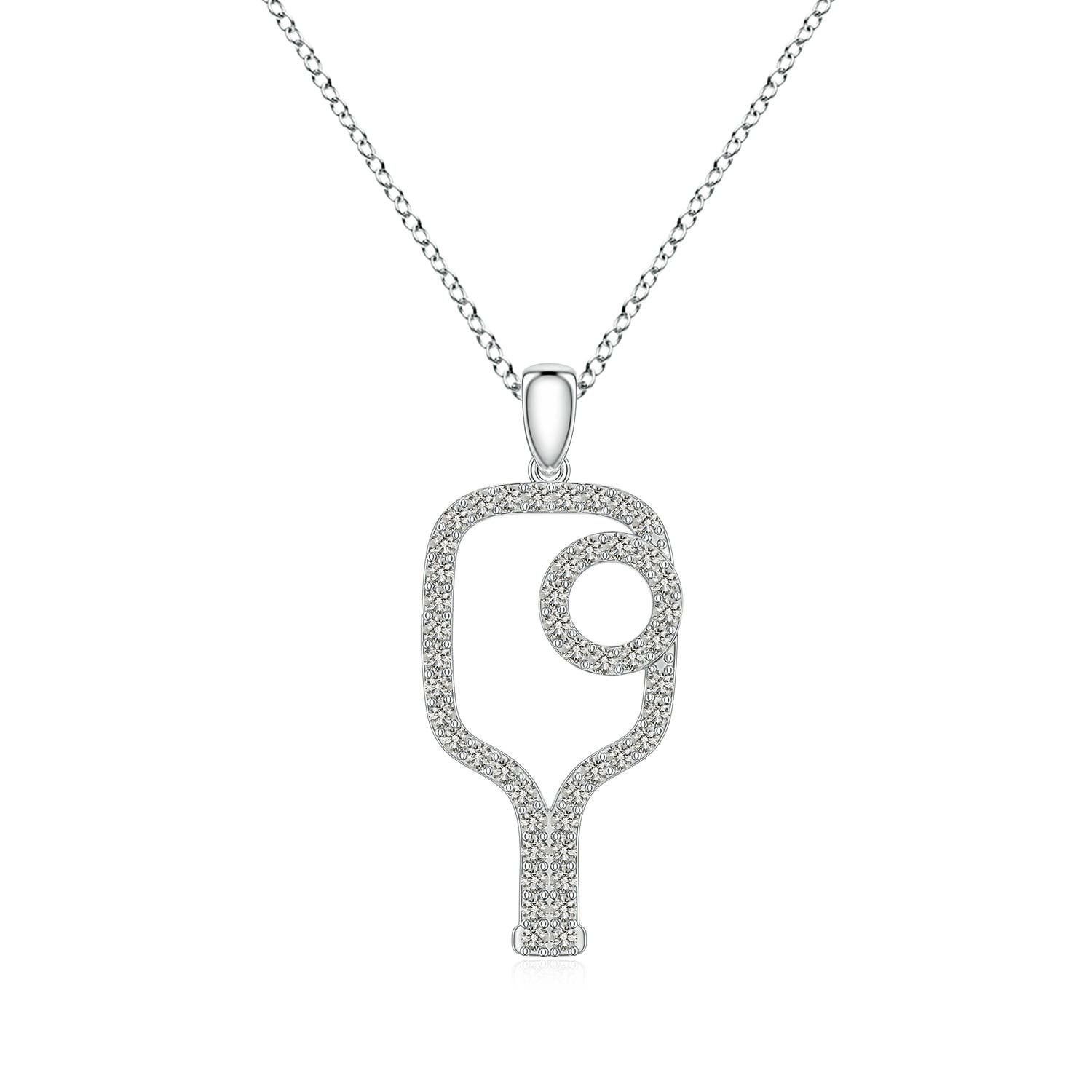 0.73 CTW Six Stone Diamond Journey Necklace in Platinum