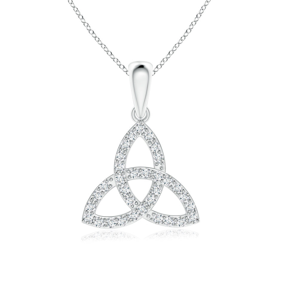 Celtic Trinity Knot Diamond Pendant