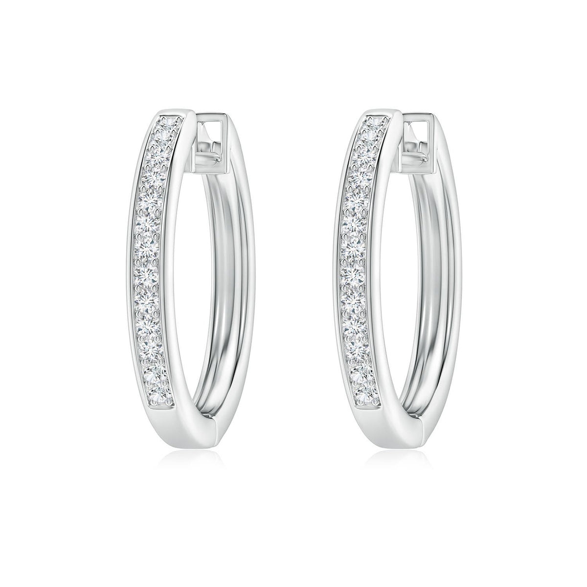 3.54 CTW Pear-Shaped Aquamarine Drop Earrings with Diamond Halo in 18K White Gold