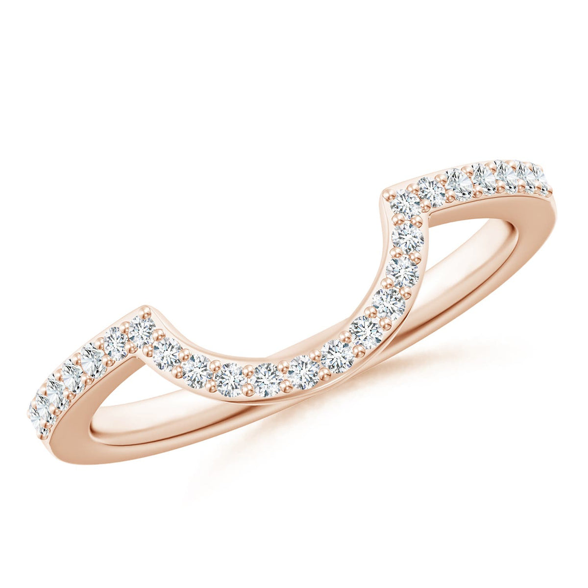 0.67 CTW Round Diamond Cathedral Ring with Trio Accents in 14K Yellow Gold