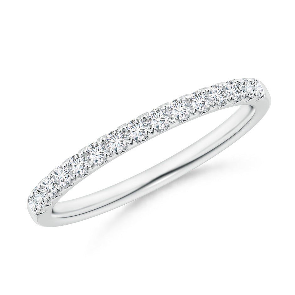 Half Eternity Round Diamond Wedding Ring for Her