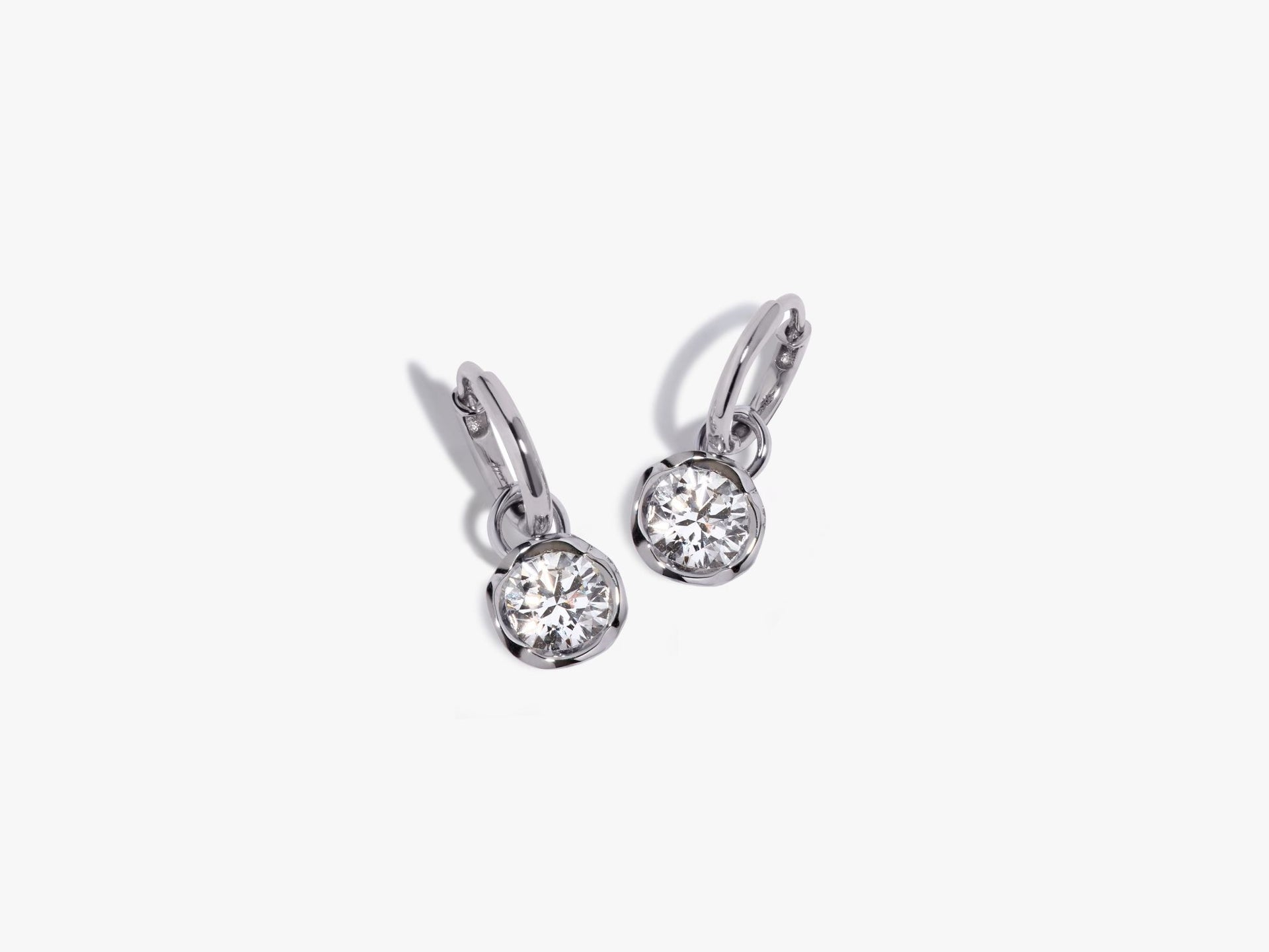 Small Hoop Whoopsie Daisy 1.50ct Diamond Earrings