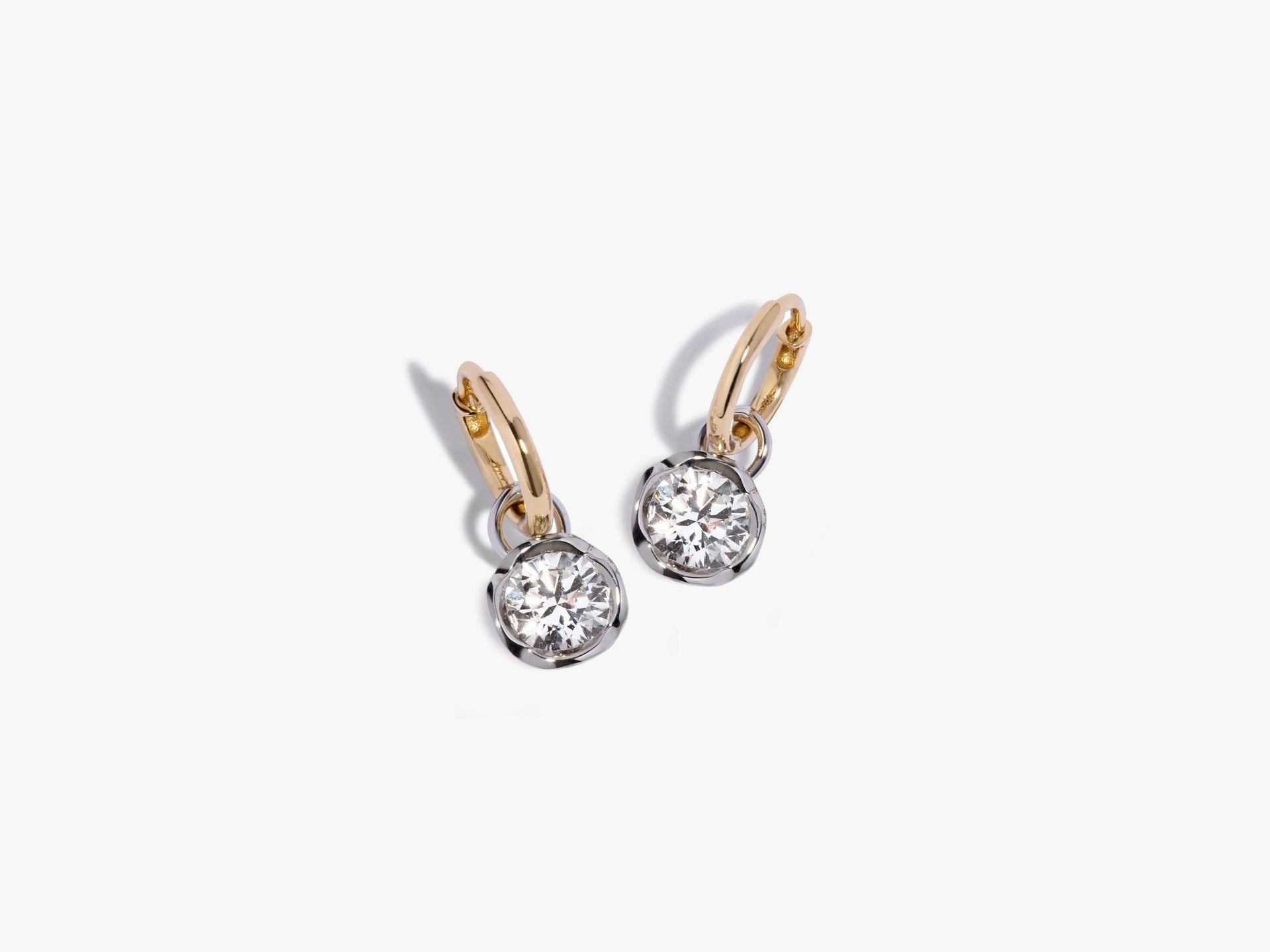 Small Hoop Whoopsie Daisy 1.50ct Diamond Earrings