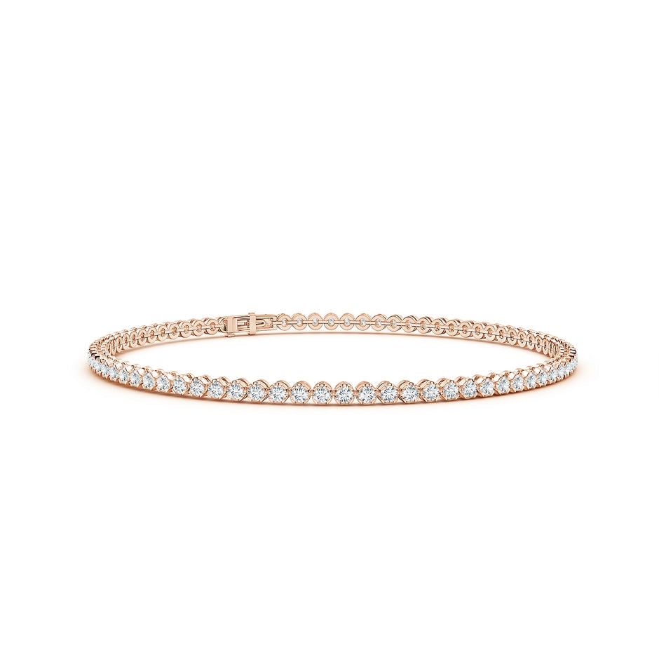 Lab-Grown Classic Round Diamond Tennis Bracelet