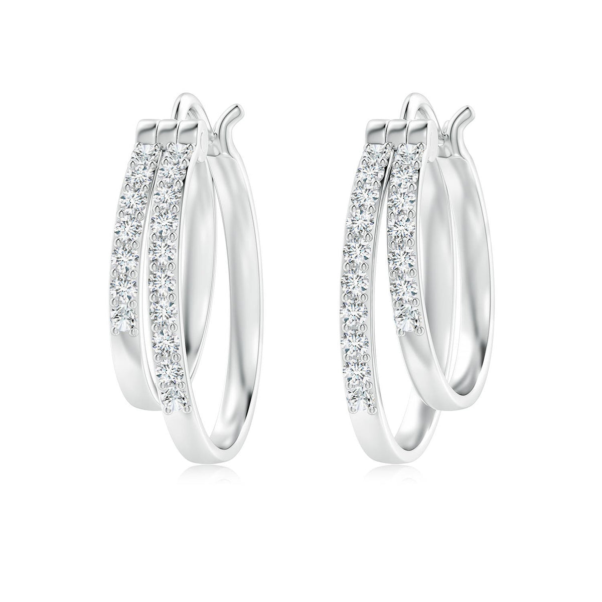 6.58 CTW Pear-Shaped Lab-Grown Blue Sapphire Halo Dangle Earrings in 14K Yellow Gold
