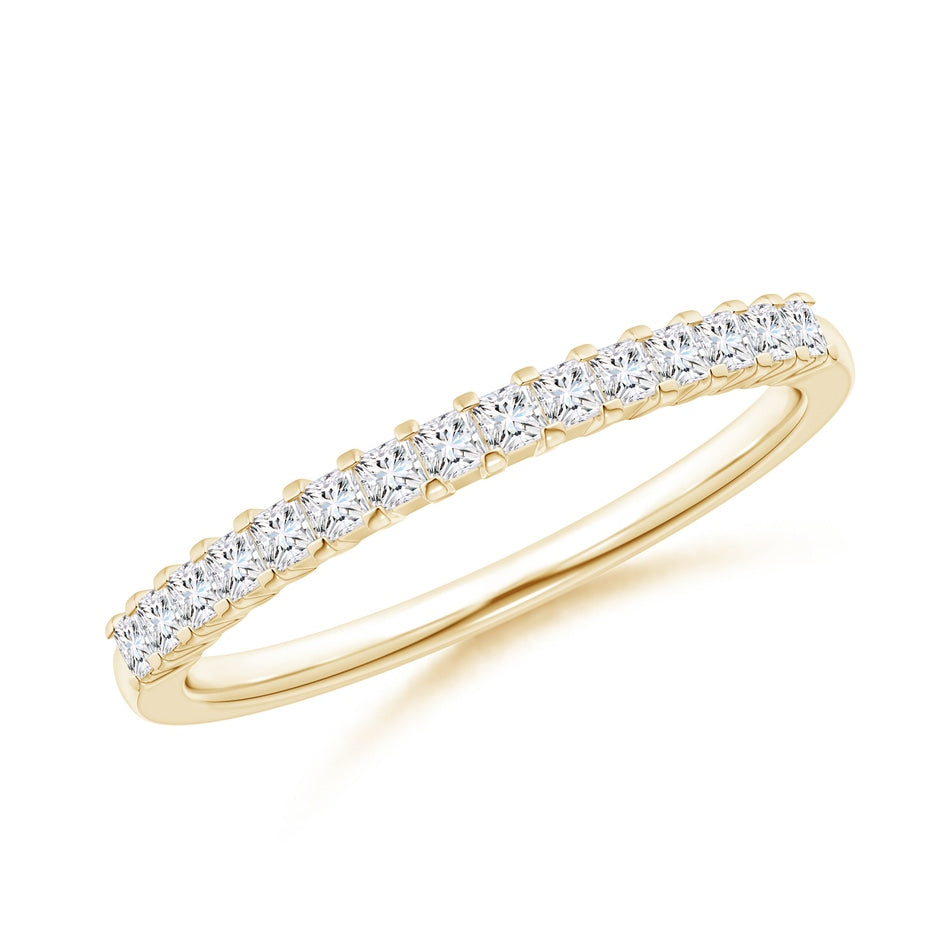Princess Diamond Semi Eternity Classic Wedding Ring