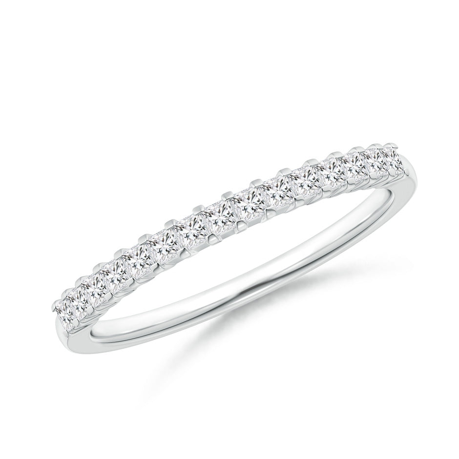 Princess Diamond Semi Eternity Classic Wedding Ring