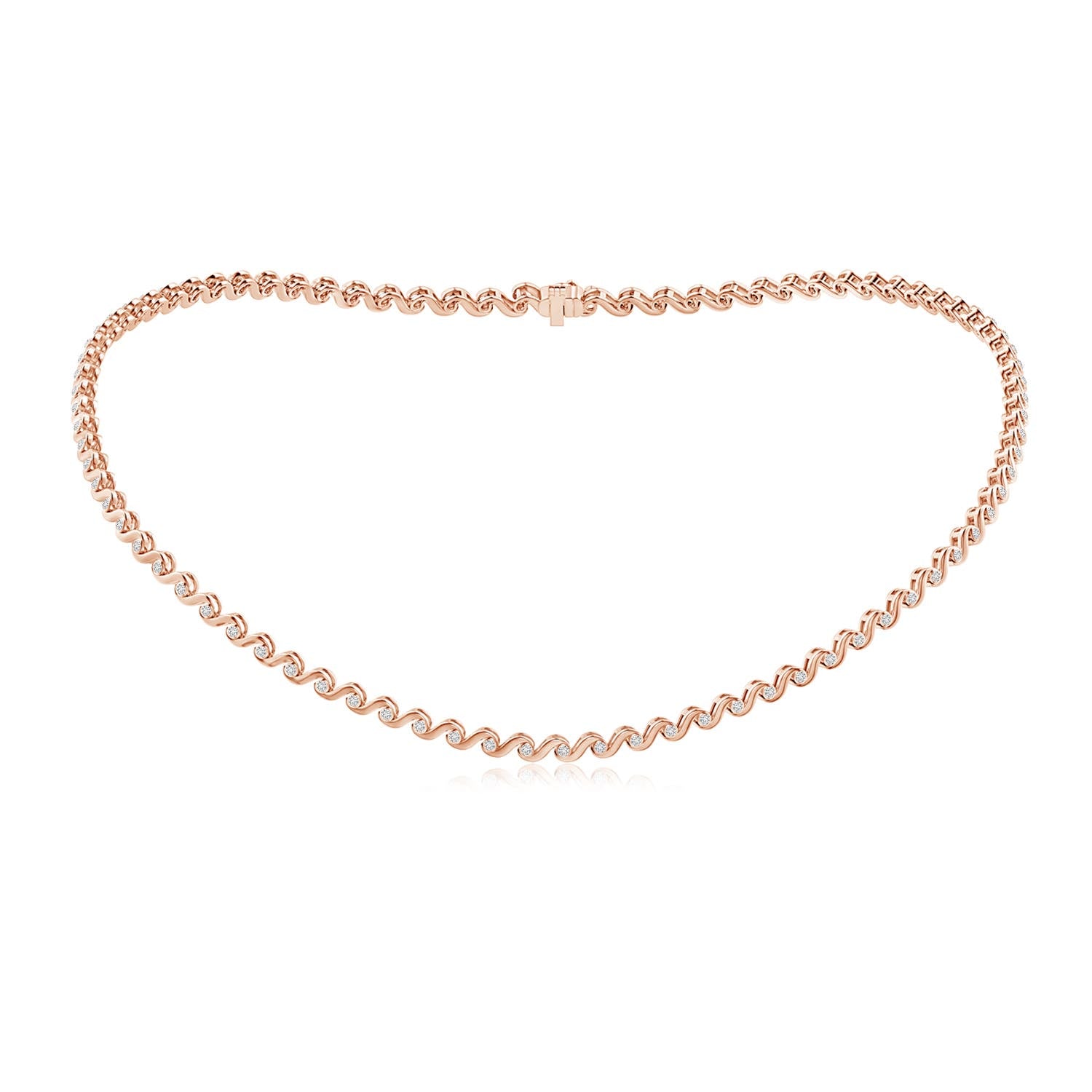 0.29 CTW Diamond Taurus Constellation Medallion Pendant in 18K Rose Gold