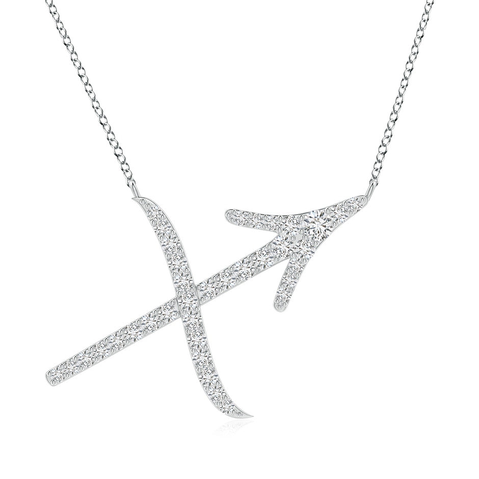 Diamond Sagittarius Zodiac Sign Pendant