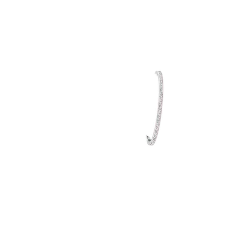 Channel-Set Princess-Cut Diamond Tennis Bracelet