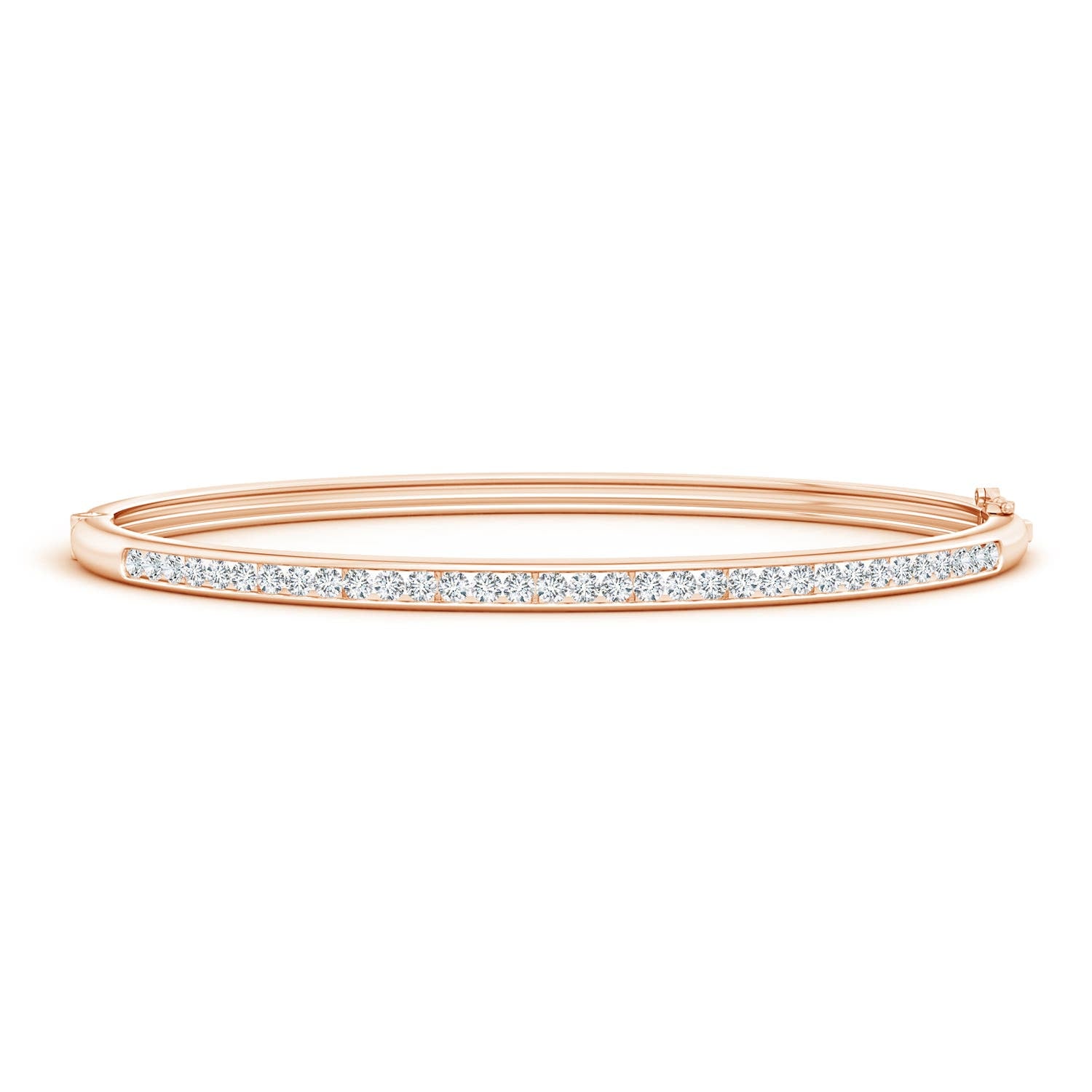 3.81 CTW Classic Oval Lab-Grown Fancy Intense Blue and White Diamond Tennis Bracelet in 18K White Gold