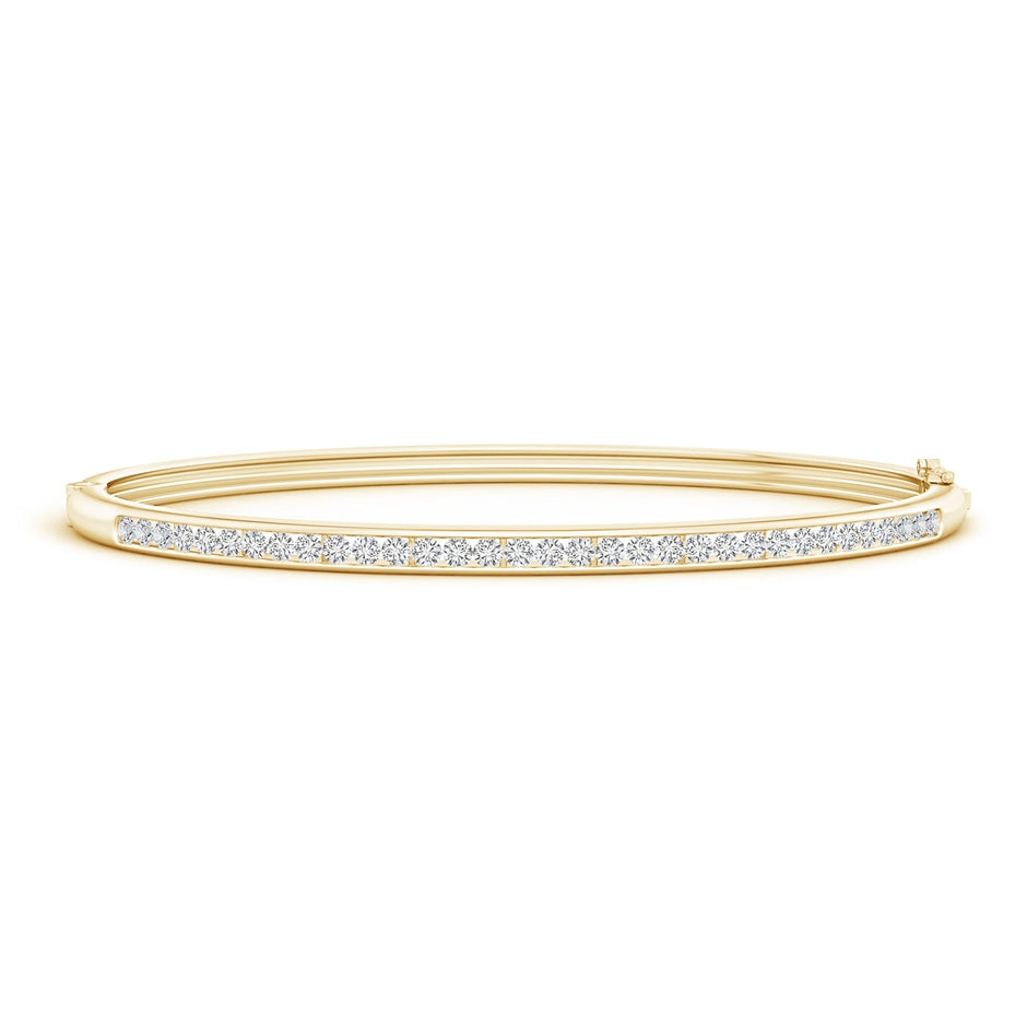 Classic Channel-Set Round Diamond Bangle