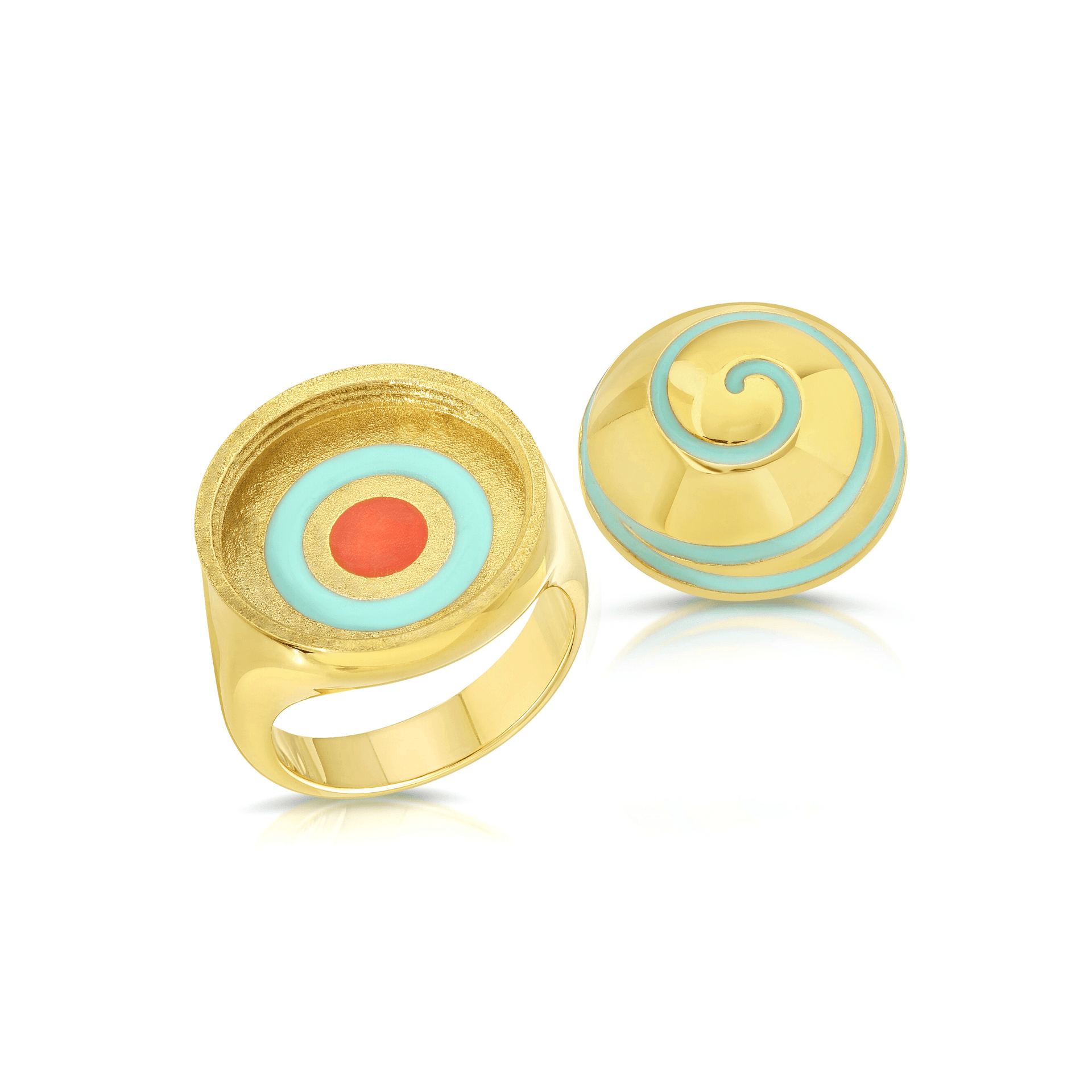 Swirl Pillbox Ring