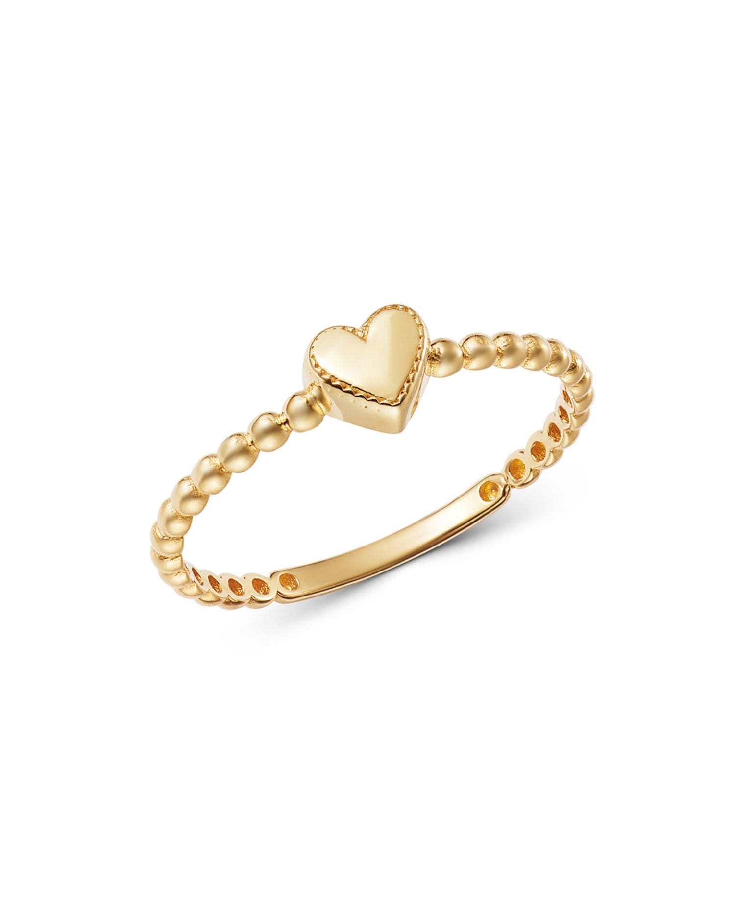14K Yellow Gold Heart Ring - Exclusive