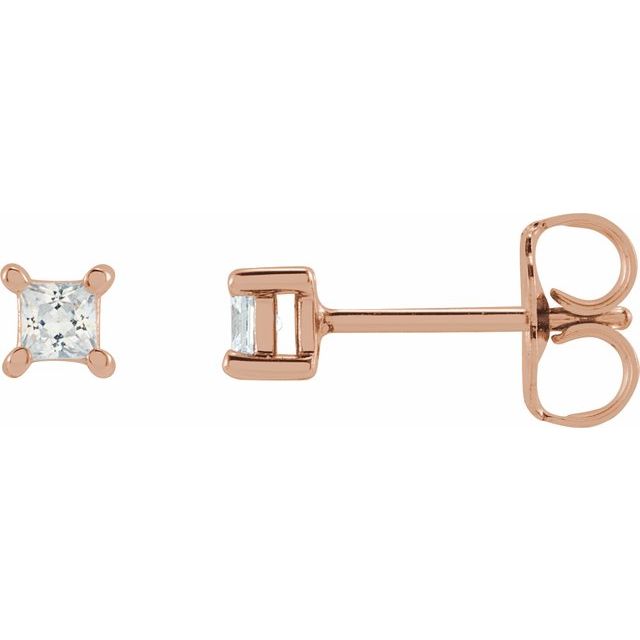 1.5Ct Lab-grown Diamond Earrings in 14K White Gold