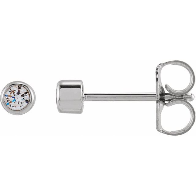 1.6Ct Round-Cut Lab-grown Diamond Earrings in 14K Yellow Gold