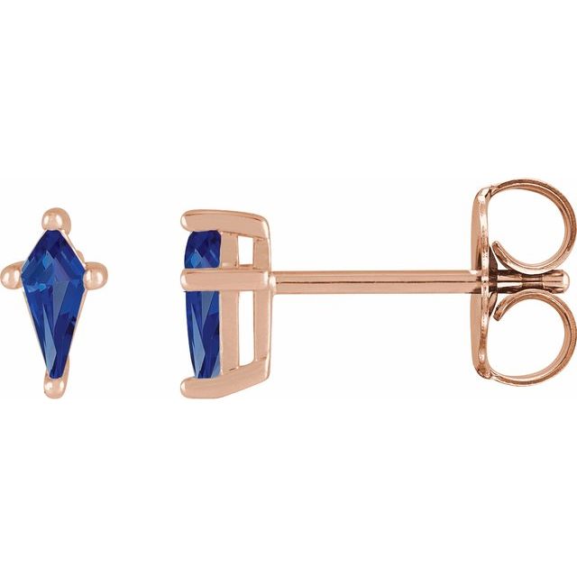 Lab-grown Diamond Earrings in 14K Rose Gold