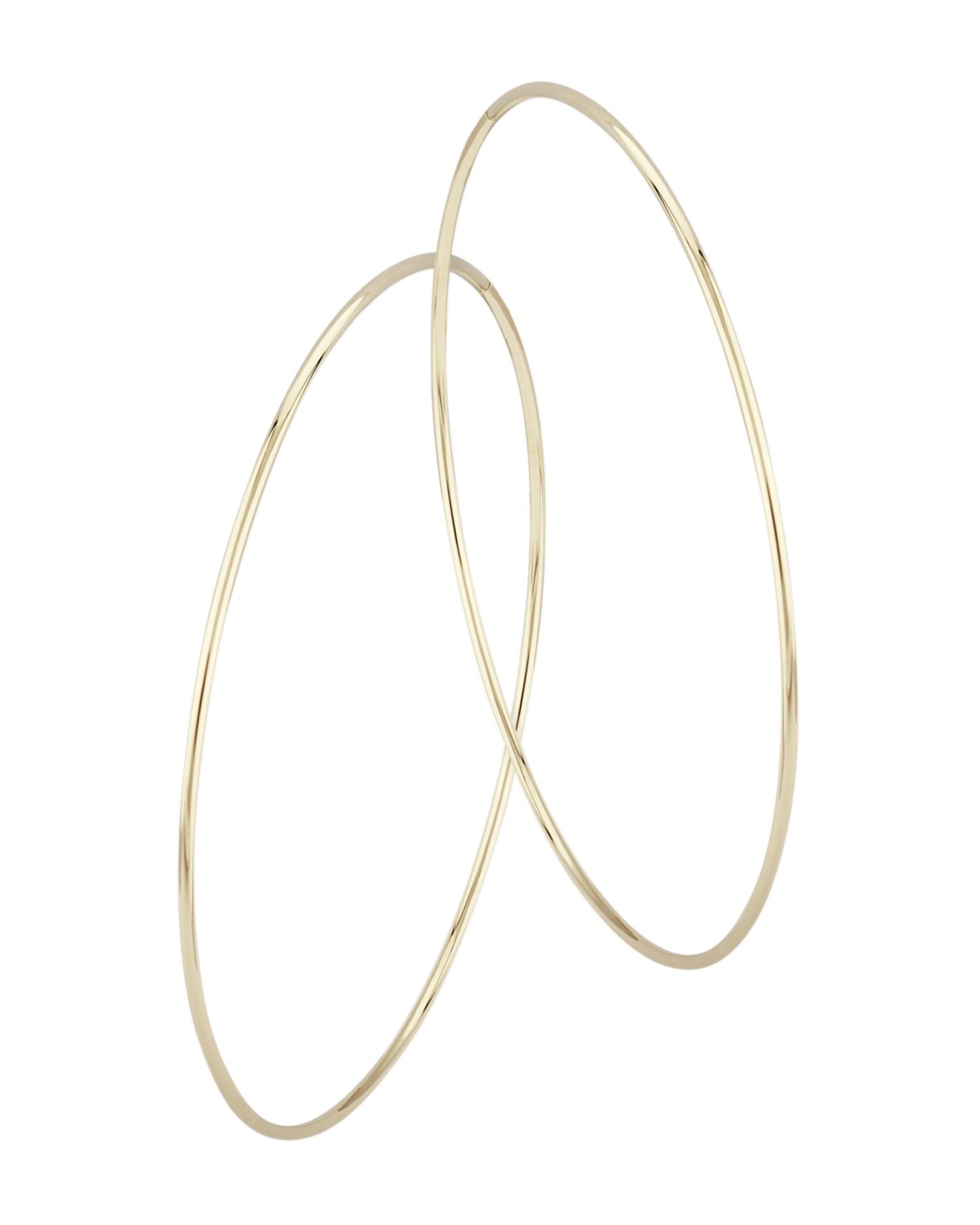 Endless Hoop Earrings in 14K Yellow Gold - Exclusive