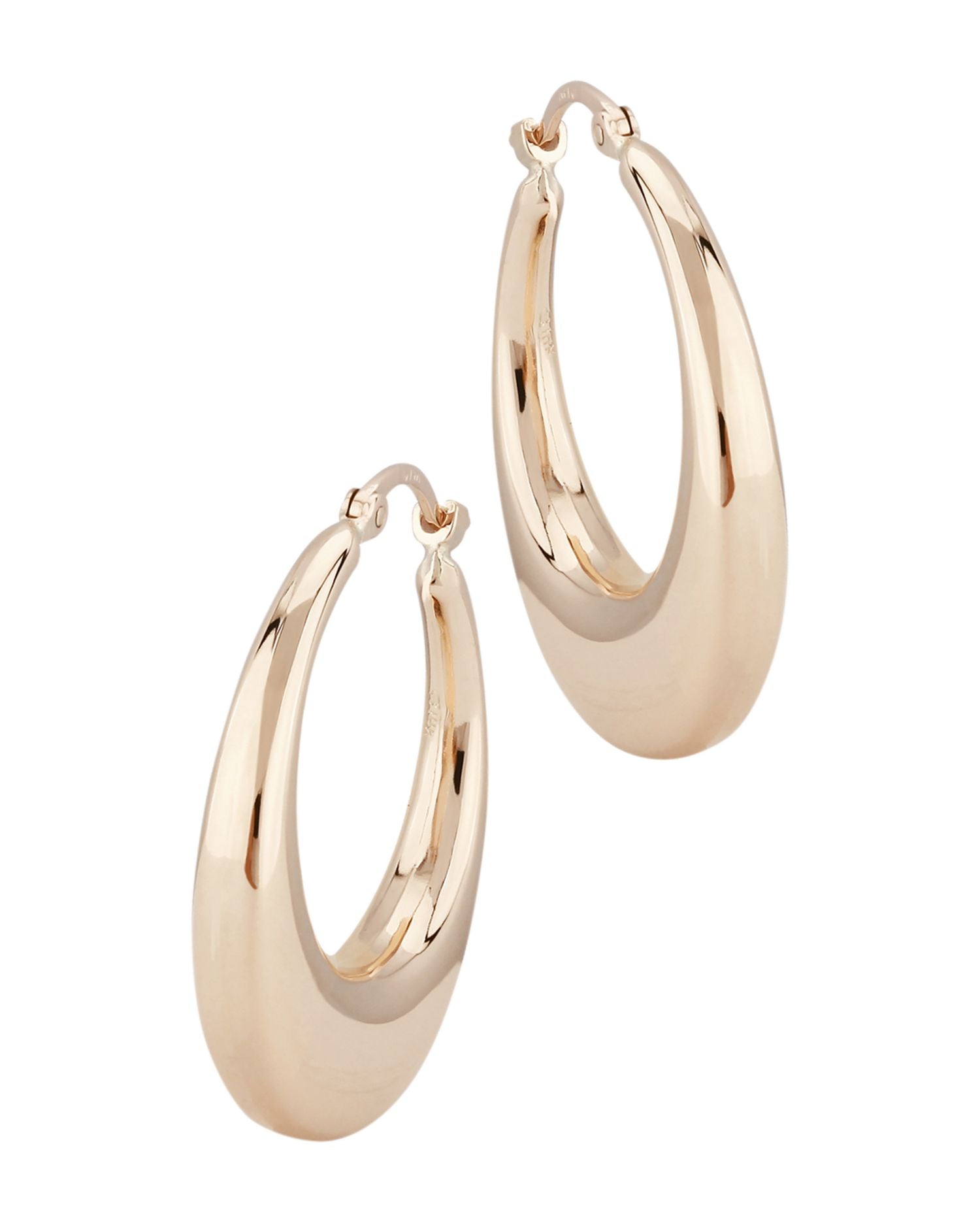 Hoop Earrings in 14K Rose Gold - Exclusive