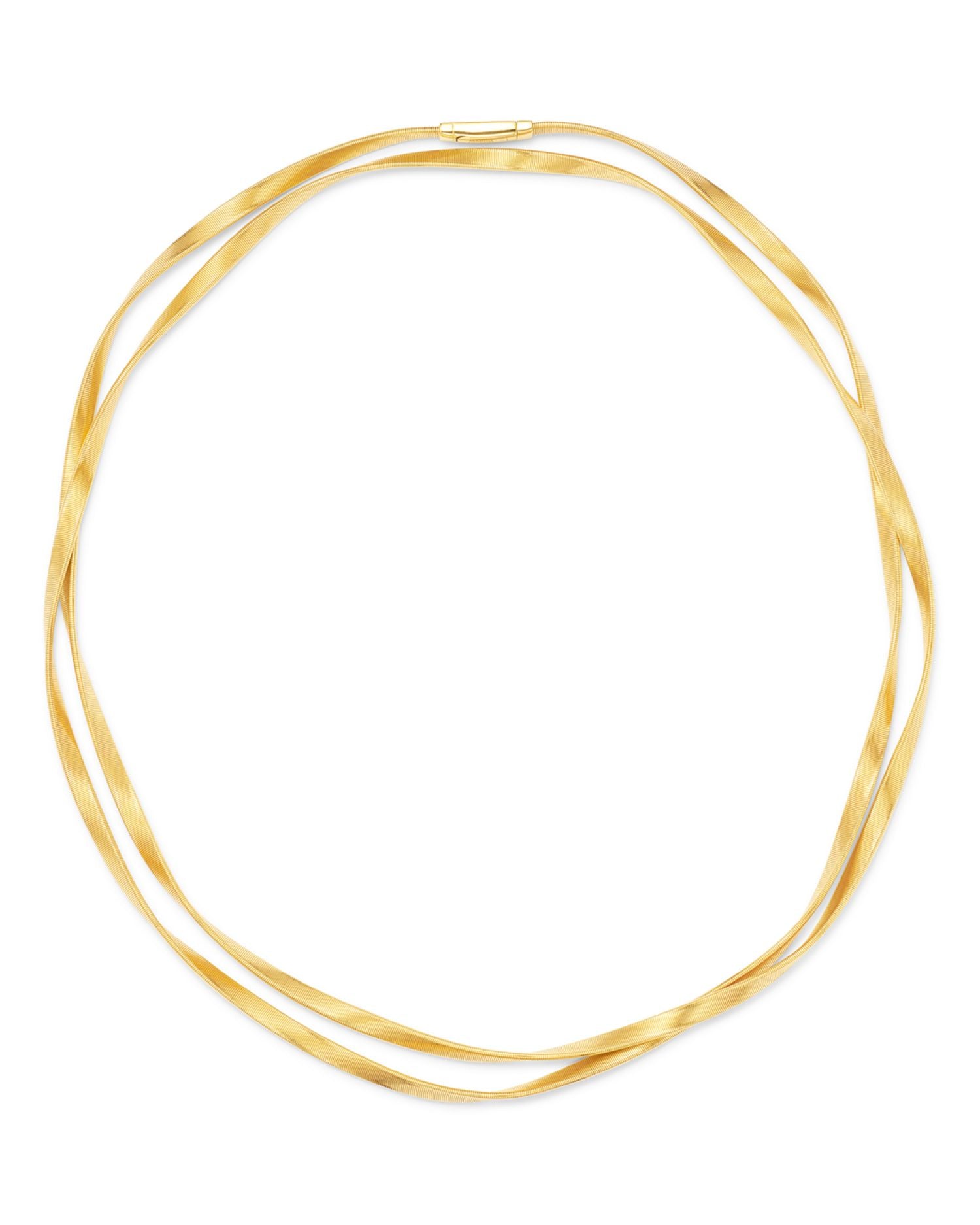 18K Yellow Gold Marrakech Single Strand Long Necklace, 36'