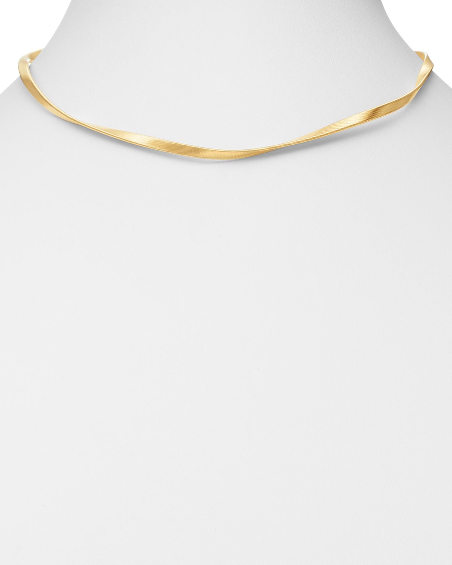 18K Yellow Gold Marrakech Twisted Collar Necklace, 16.75'