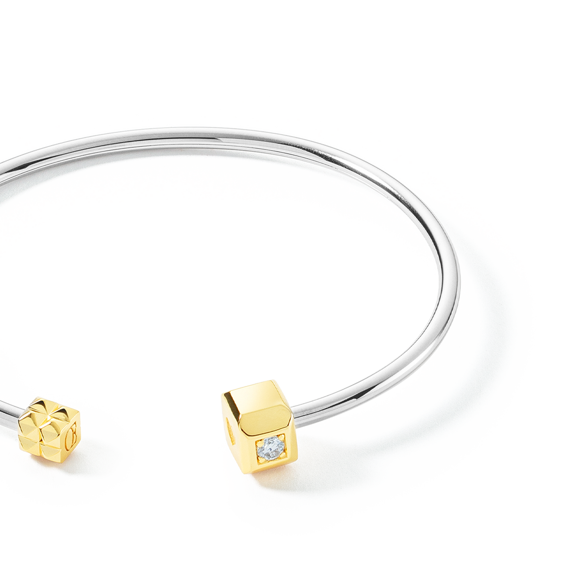 STATEMENT Collection bangle open 17 cm bicolor